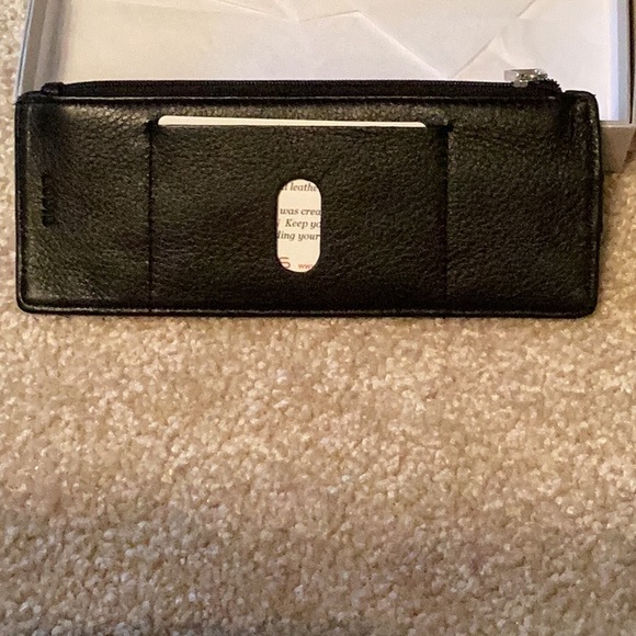 NWOT Black Lodis card and cash wallet - Picture 2 of 7